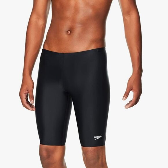 Speedo Men’s Swimsuit Jammer ProLT Solid. Black Size 32 - Picture 1 of 6